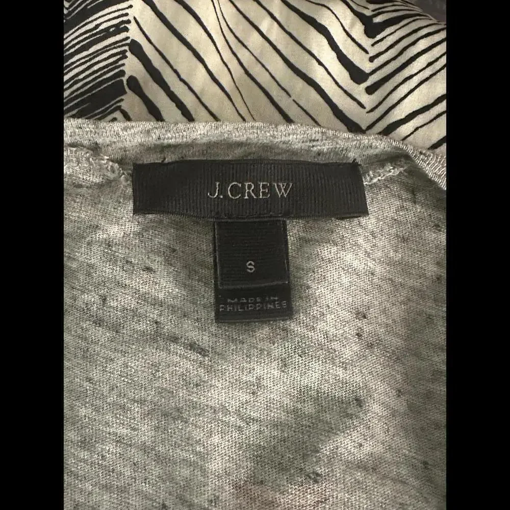 J. Crew grey casual cotton cactus t-shirt Size Small